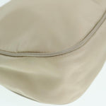 Prada Tessuto White Synthetic Shoulder Bag (Pre-Owned)