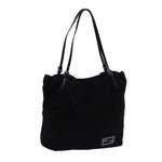 Fendi Ff Black Wool Tote Bag (Pre-Owned)