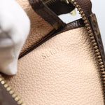 Louis Vuitton Poche Toilette Brown Canvas Clutch Bag (Pre-Owned)