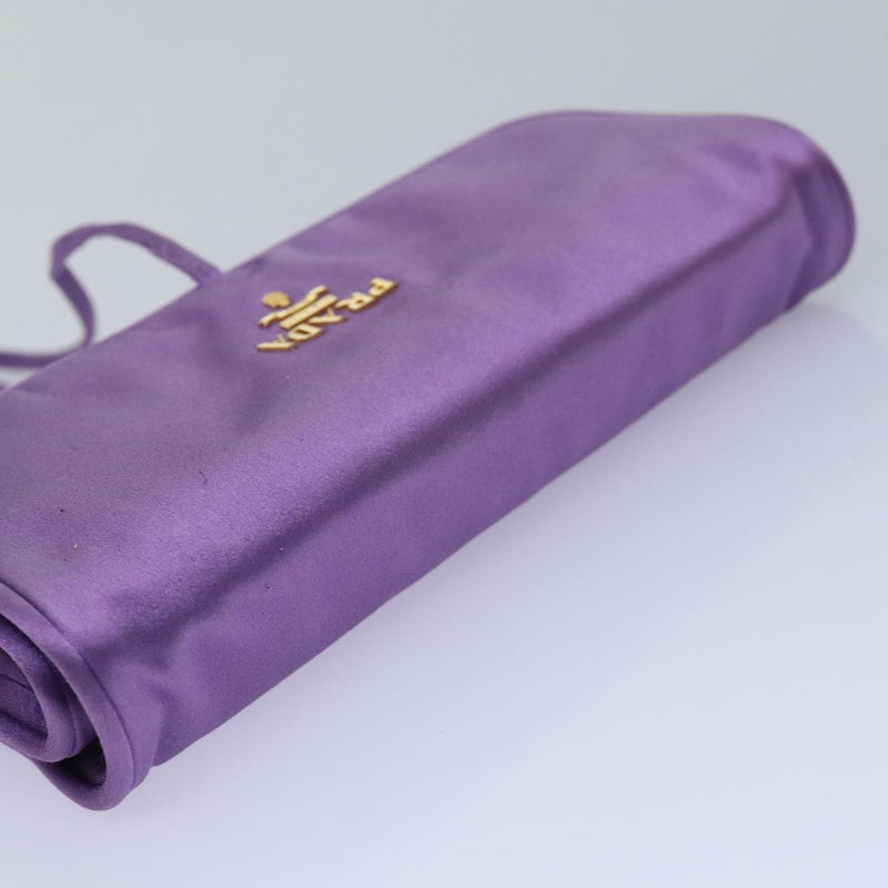 Prada -- Purple Silk Clutch Bag (Pre-Owned)