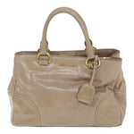 Miu Miu Vitello Beige Leather Handbag (Pre-Owned)