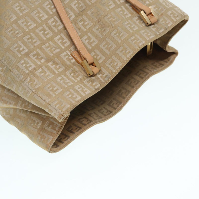 Fendi Beige Canvas Tote Bag (Pre-Owned)