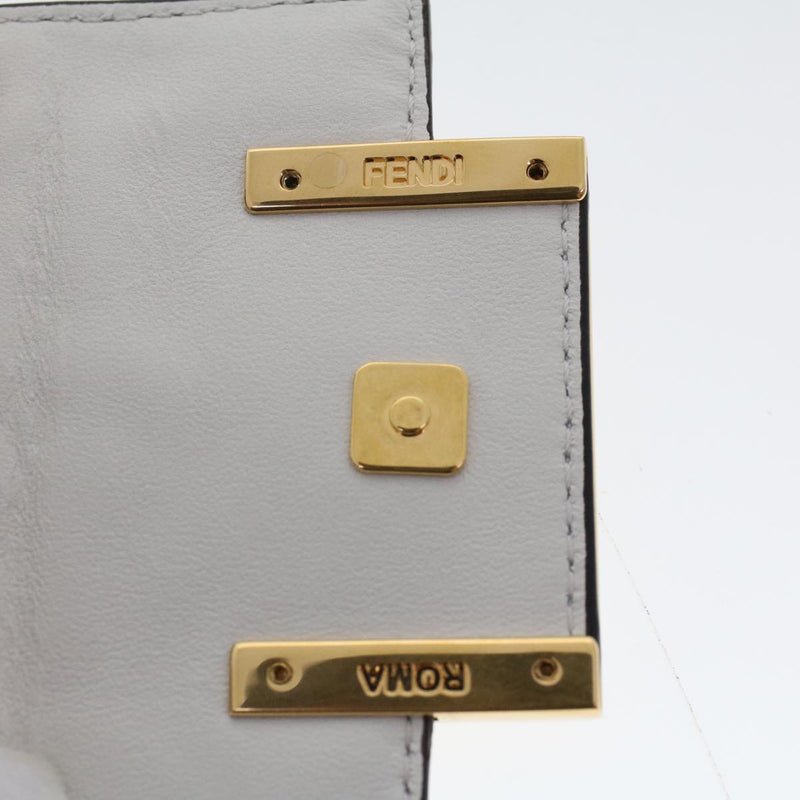 Fendi White Leather Shoulder Bag (Pre-Owned)