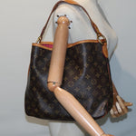 Louis Vuitton Delightfull Pm Brown Canvas Shoulder Bag (Pre-Owned)