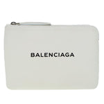 Balenciaga White Leather Clutch Bag (Pre-Owned)