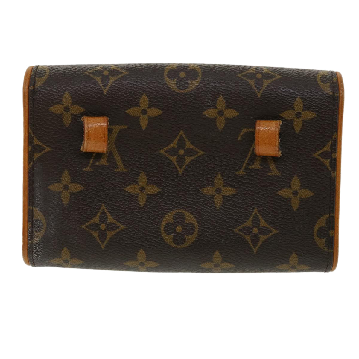 Louis Vuitton Pochette Florentine Brown Canvas Shoulder Bag (Pre-Owned)