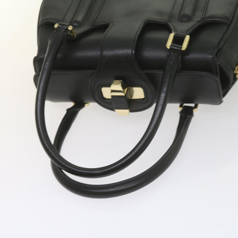 Tory Burch Black Leather Handbag (Pre-Owned)