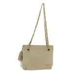 Bally Beige Leather Shoulder Bag (Pre-Owned)