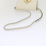 Jimmy Choo Madeline White Leather Shoulder Bag (Pre-Owned)