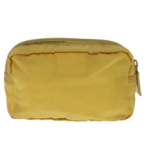 Prada Yellow Synthetic Clutch Bag (Pre-Owned)