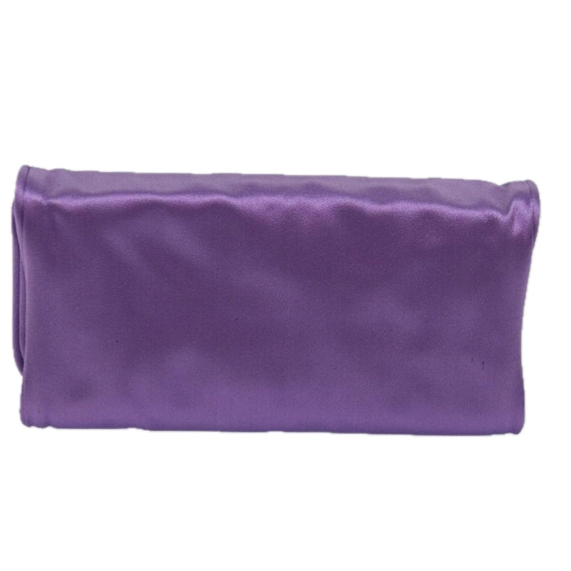 Prada -- Purple Silk Clutch Bag (Pre-Owned)