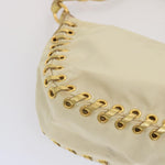 Prada Jacquard Beige Synthetic Handbag (Pre-Owned)