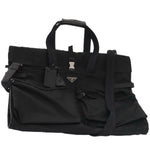 Prada Tessuto Black Synthetic Travel Bag (Pre-Owned)