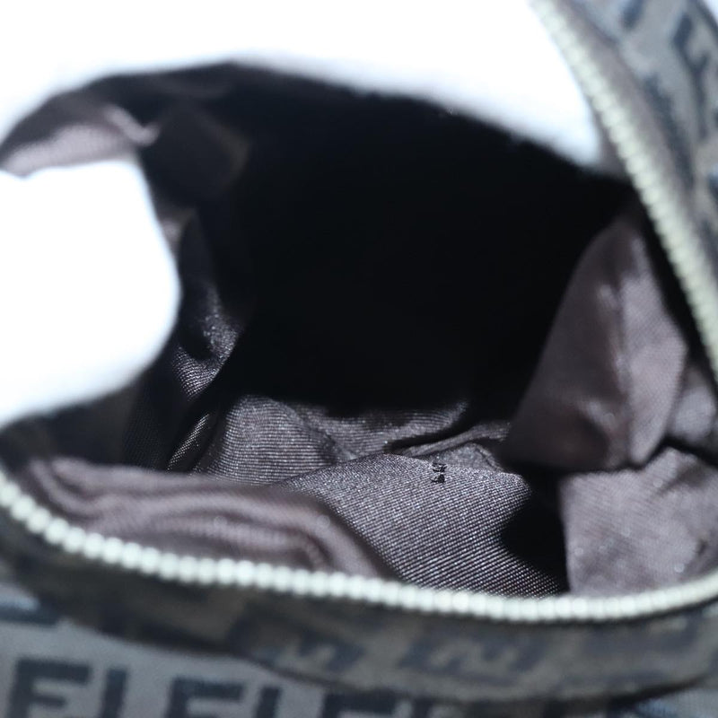 Fendi Black Canvas Shoulder Bag (Pre-Owned)