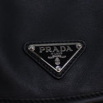 Prada Black Leather Backpack Bag (Pre-Owned)