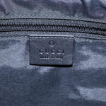 Gucci Gg Canvas Black Canvas Shoulder Bag (Pre-Owned)