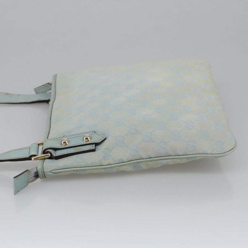 Gucci Blue Canvas Shoulder Bag (Pre-Owned)