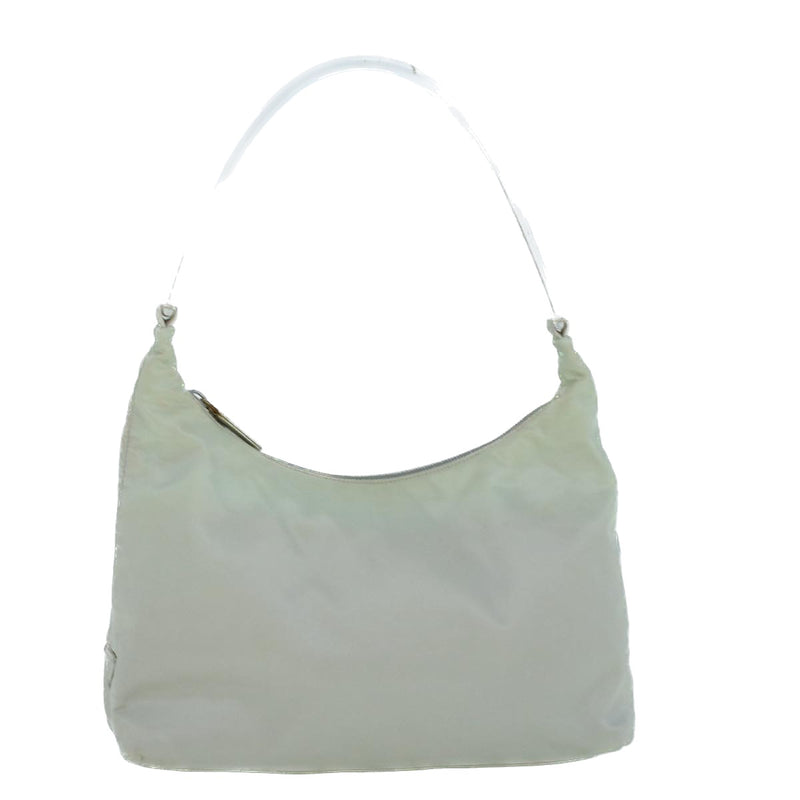 Prada White Synthetic Shoulder Bag (Pre-Owned)