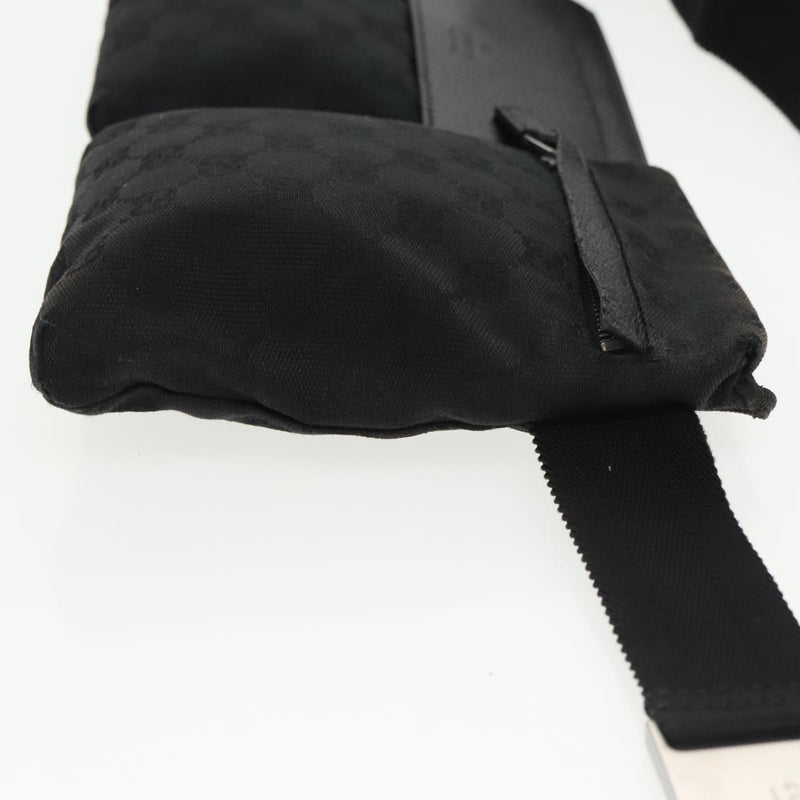 Gucci Black Canvas Shoulder Bag (Pre-Owned)