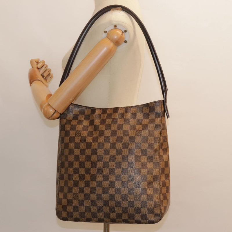 Louis Vuitton Looping Gm Brown Canvas Shoulder Bag (Pre-Owned)