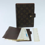 Louis Vuitton Agenda Mm Brown Canvas Wallet  (Pre-Owned)