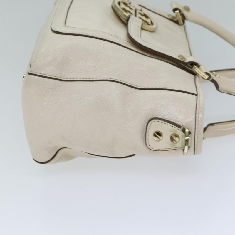 Tory Burch White Leather Handbag (Pre-Owned)