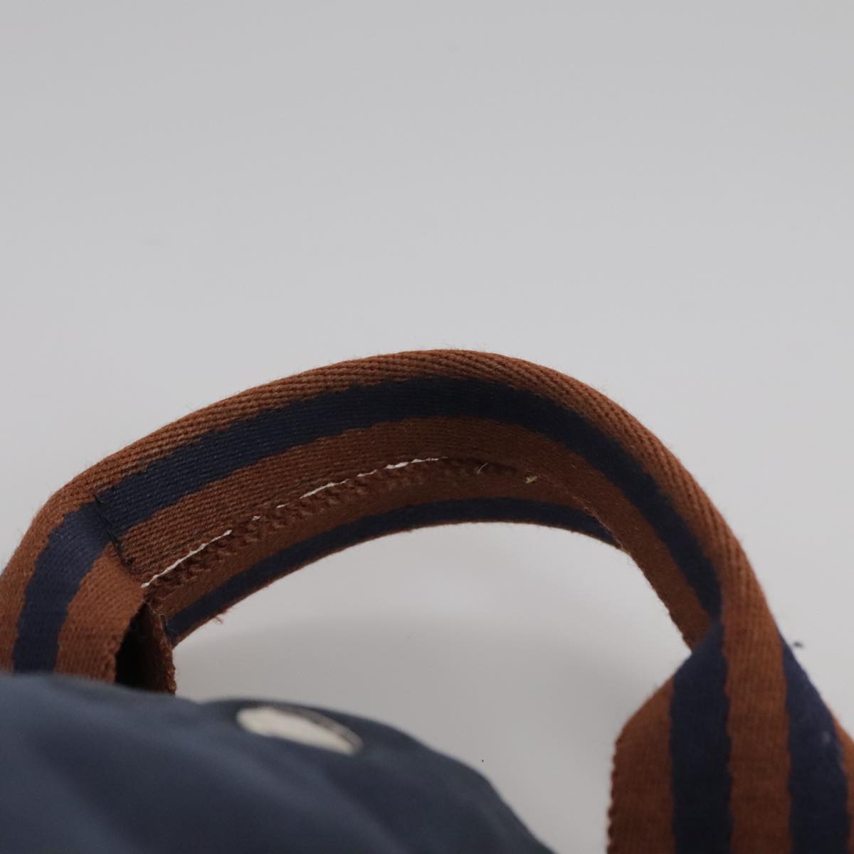 Hermès Toto Navy Canvas Tote Bag (Pre-Owned)