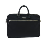 Burberry Black Synthetic Briefcase Bag (Pre-Owned)