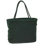 Prada Tessuto Green Synthetic Handbag (Pre-Owned)