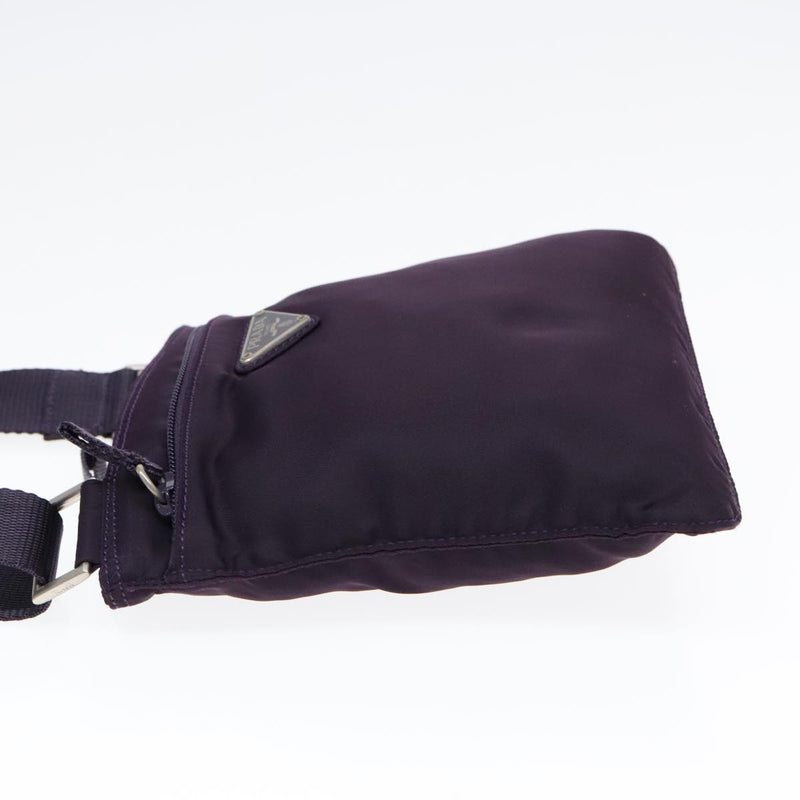 Prada Purple Synthetic Shoulder Bag (Pre-Owned)