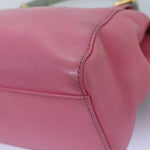 Fendi Peekaboo Pink Leather Handbag (Pre-Owned)