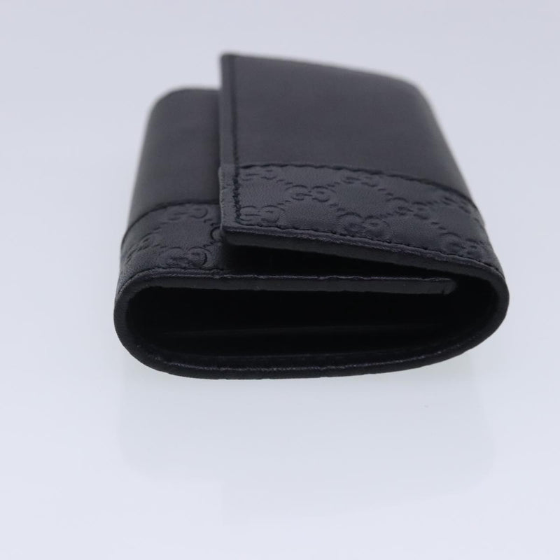 Gucci Key Case Black Leather Wallet  (Pre-Owned)