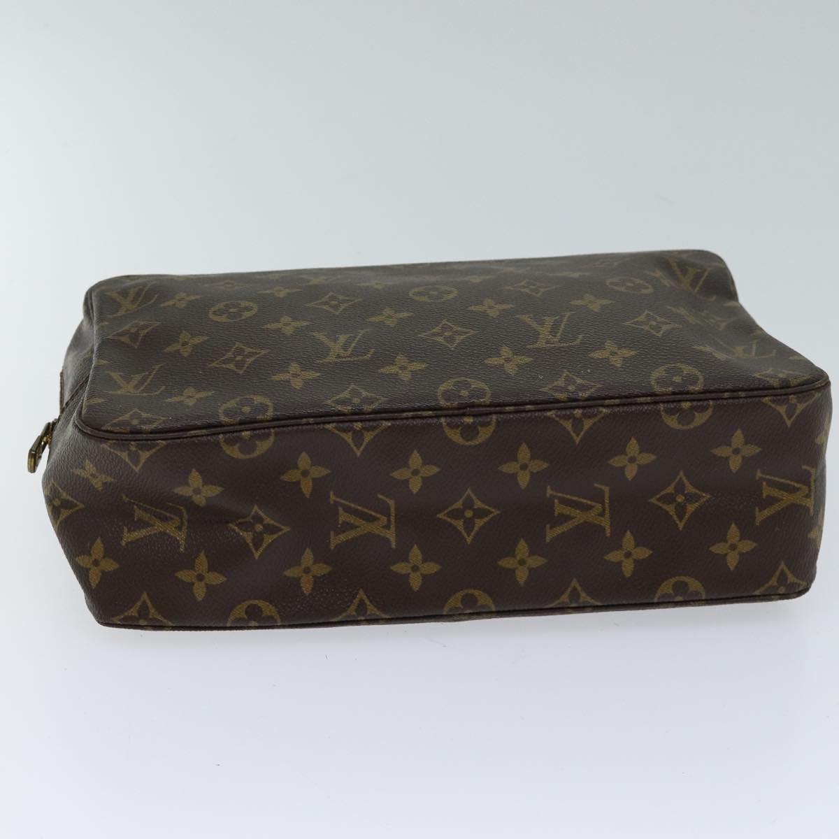 Louis Vuitton Trousse Toilette 28 Brown Canvas Clutch Bag (Pre-Owned)