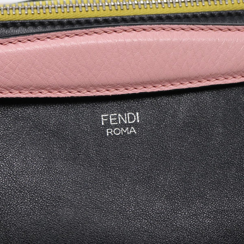 Fendi By The Way Black Leather Handbag (Pre-Owned)