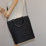 Gucci Bamboo Black Synthetic Handbag (Pre-Owned)