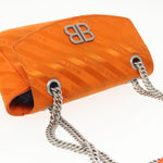 Balenciaga Bb  Chaine Orange Synthetic Shoulder Bag (Pre-Owned)