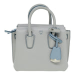 MCM Milla Grey Leather Handbag (Pre-Owned)