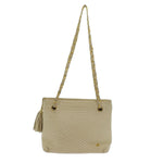 Bally Beige Leather Shoulder Bag (Pre-Owned)