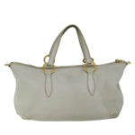 Miu Miu Vitello Beige Leather Handbag (Pre-Owned)