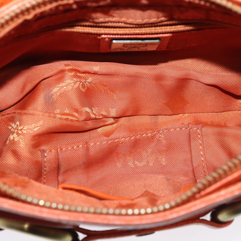 MCM Orange Leather Handbag (Pre-Owned)