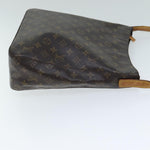 Louis Vuitton Looping Brown Canvas Shoulder Bag (Pre-Owned)