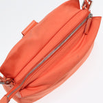 Fendi Mamma Baguette Orange Canvas Shoulder Bag (Pre-Owned)