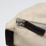 Fendi Beige Canvas Shoulder Bag (Pre-Owned)