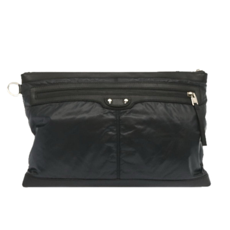 Balenciaga Black Synthetic Clutch Bag (Pre-Owned)