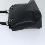 Salvatore Ferragamo Black Leather Handbag (Pre-Owned)