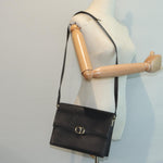 Dior Cd Brown Leather Shoulder Bag (Pre-Owned)