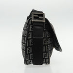 Fendi Black Canvas Shoulder Bag (Pre-Owned)