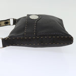 Fendi Selleria Brown Leather Shoulder Bag (Pre-Owned)