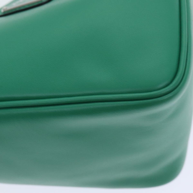 Prada -- Green Leather Clutch Bag (Pre-Owned)