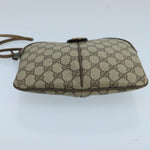 Gucci Ophidia Beige Canvas Shoulder Bag (Pre-Owned)